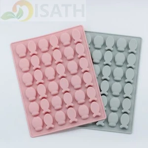 Fish Silicone Soap mold Candy Chocolate Fondant Tray ICE Cube - Picture 1 of 3