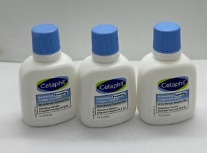 NEW 3X CETAPHIL Hydrating Foaming Cream Cleanser Travel Size Minis 30ml/1oz Each