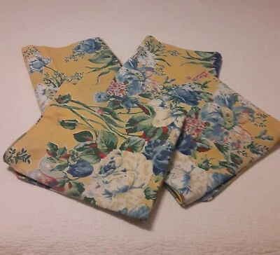 Juego de cenefas y farsas Wamsutta 4 piezas florales románticas cabañas Foto 1 de 4