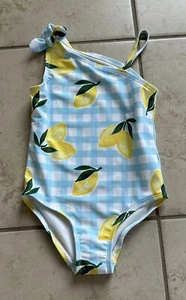 Carter’s Little Girl Size 4 Lemon Swim Bathing Suit 1 Piece NWT Twins I’ve Got 2 - Picture 1 of 3