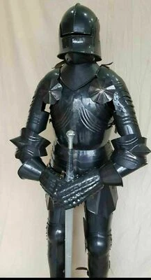 Gothic Medieval Knight Suit Of Armor Combat Full Body Armour Wearable AR02 - Image 1 of 3