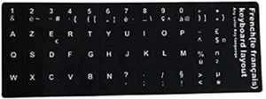 Lettere tasti stickers adesivi tastiera francese per notebook - Foto 1 di 1
