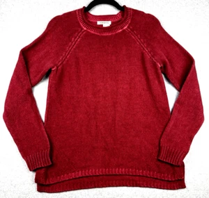 Suéter Mujer Grande Orvis Chenille Rojo Rosado Manga Larga Cuello Redondo - Imagen 1 de 16