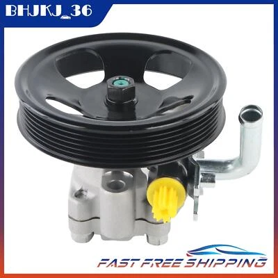 Power Steering Pump w/ Pulley for Hyundai Tucson Kia Sportage V6 2.7L 2005-2010 - Изображение 1 из 4