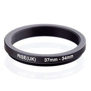 37mm-34mm 37mm to 34mm  37 - 34mm Step Down Ring Filter Adapter for Camera Lens