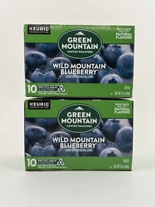 Lotto 2 tazze K caffè Green Mountain Wild Mountain Blueberry 10 ct marzo 2026 - Foto 1 di 4