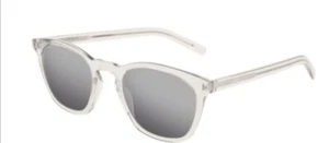SaintLaurent Silver SquareUnisex Sunglasses Replacement Freme SL 28 SLIM 006 49 - Picture 1 of 1