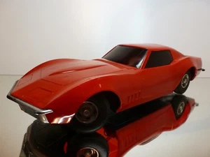 ELDON JAPAN PLASTIC CHEVROLET CORVETTE - RED L35.0cm BATTERIE - GOOD CONDITION - Bild 1 von 1