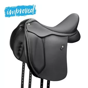 Sella da dressage inglese cavallo con mucca pelle super morbida 14"-19" pollici - Foto 1 di 4