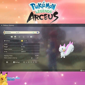 💚Shiny Pachirisu ✨Pokémon Legends: Arceus 💙10 Effort 6EV 🟢 Alpha? Fragen! - Bild 1 von 7