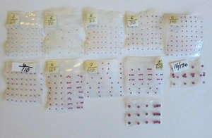 Lot of 455 Watch/Pocket Watch Parts Ruby Jewels Rubies Watchmakers Repair NOS - Picture 1 of 6