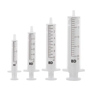 Sterile Syringes Mixed Pack 2ml +5ml + 10ml + 20ml BD Discardit II Disposable - Picture 1 of 1