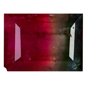 Pietra preziosa tormalina anguria ottagonale 0,60 ct (6 x 4 mm) non riscaldata/non trattata - Foto 1 di 1