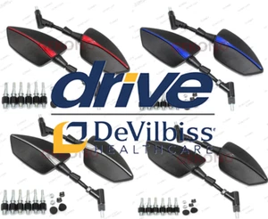 DRIVE MEDICAL MOBILITY SCOOTER MIRRORS PAIR FITS MOST DRIVE MEDICAL MODELS. - Picture 1 of 9