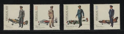 Portugal - Uniformes y aviones de la Fuerza Aérea 1984 - Juego completo - MVLH Foto 1 de 2