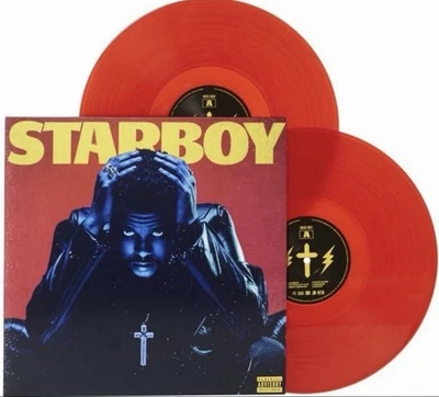 The Weeknd – Starboy (2-LP) Limited Edition Red Translucent Vinyl "Ships Now" - Image 1 of 3