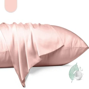 100% Mulberry Silk Pillowcase 2 Pack,Standard Size Silk Pillow Cases for Hair... - Picture 1 of 6