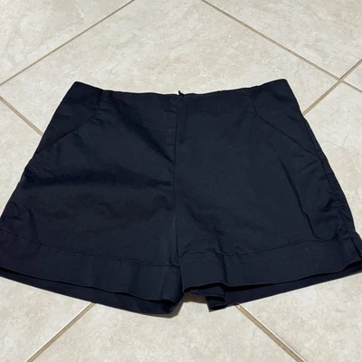 Pantalones Cortos Tommy Bahama Para Mujer 8 Negros Elastizados Tencel Lyocell Chino Bolsillos Traseros con Cremallera Foto 1 de 4