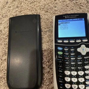 TI-84 Plus C Silver Edition Very Clean Nothing Written Or Carved On It - Picture 1 of 4