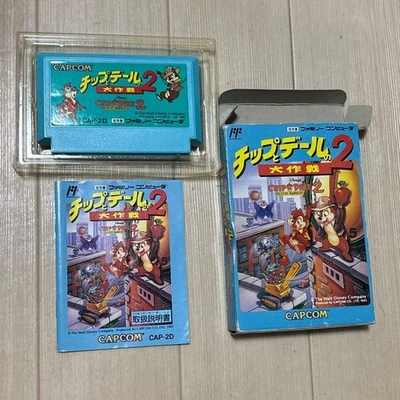 Capcom Chip n Dale Rescue Rangers 2 Famicom Japan Nintendo Game Software - Image 1 of 4
