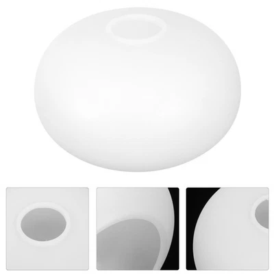 Oval Plastic Lamp Shade: E27 Replacement Pendant Light Cover Diameter 42mm For - Image 1 of 4