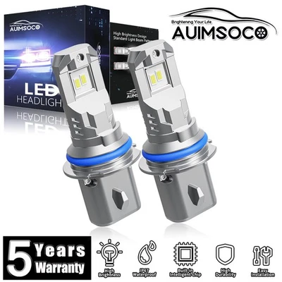 For Toyota Cressida 1990-1992 2x LED Headlight Kit Bulbs Hi-Lo Beam Super Bright - Image 1 of 4