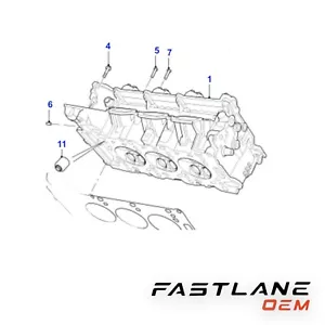 2013-2019 JAGUAR XF XJ XE F-TYPE F-PACE CYLINDER HEAD NEW OEM AJ813887 - Picture 1 of 8