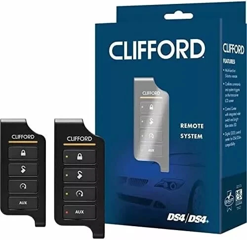 Clifford D9857X 2-Way 1-Mile LED Remote Control Kit With Antenna For DS3 and DS4 - Image 1 of 1