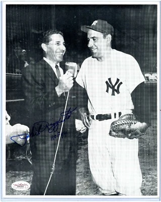 PHIL RIZZUTO Autographed 8x10 Print - New York Yankees JSA COA  - Image 1 of 2