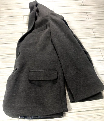 Izod Niños Gris Carbón 2 Botones Traje Chaqueta Blazer TALLA 10 Reg Mezcla Poliéster Foto 1 de 4