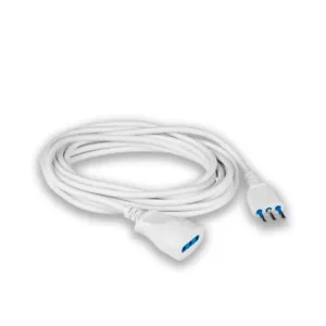 Prolunga Elettrica 10 metri con Presa Bipasso 10/16A fino a 1500W e 150V - Foto 1 di 4