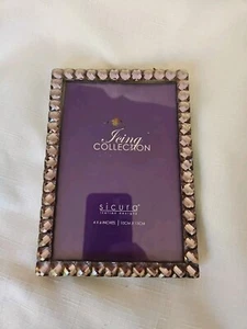 Sicura Icings Collection 4x6 Photo Frame Acrylic Lavender Jewels - Picture 1 of 5