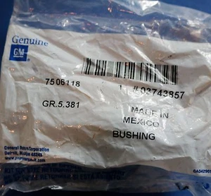 1958 Chevrolet Impala 1963-1982 Corvette NOS control arm bushing 3743857 1 only - Picture 1 of 2