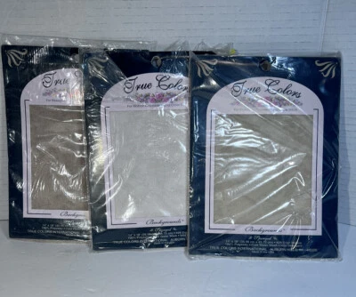 True Colors Sponged NIP FAB10023 ,10029 Ribbon Embrd/Cross-Stitch Fabric#28 x3 - Image 1 of 4