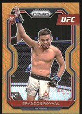 2021 Panini Prizm UFC Prizms Orange #68 Brandon Royval /99