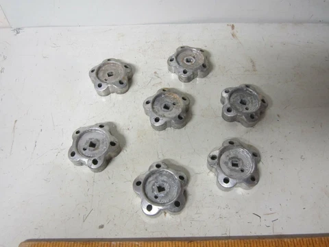 lot 7 vintage valve knobs handle stars cabinet drawer pulls industrial steampunk Cover