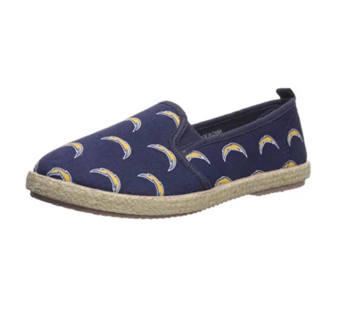 Zapato de lona alpargata FOCO NFL para mujer Los Angeles Chargers Foto 1 de 2
