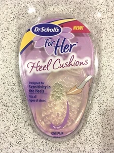 New Dr. Scholl’s Heel Cushions For Women (6-10), Discrete Gel Cushioning - Picture 1 of 2