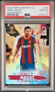 Lionel Messi 2020 Topps Chrome UCL Jogo Bonito #JB2# PSA 10 - Imagen 1 de 2