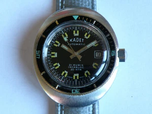 KADET-AUTOMATIC-OVERSIZE(39 MM)-ACCIAIO-LUNETTA BAKELITE-SUB 200 M-ETA 2772-RARO - Imagen 1 de 12