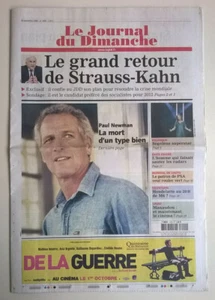 LE JOURNAL DU DIMANCHE N°3220 du 28/09/2008 - LA MORT DE PAUL NEWMAN - Foto 1 di 12