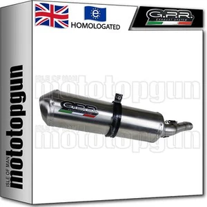 GPR EXHAUST HOMOLOGATED SATINOX SUZUKI SV 650 S 2003 03 2004 04 2005 05 2006 06 - Picture 1 of 2