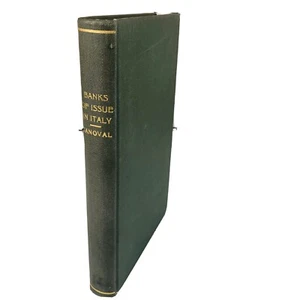 Banks of Issue in Italy Law National Monetary Commission Canovai 1910 Senate - Picture 1 of 12