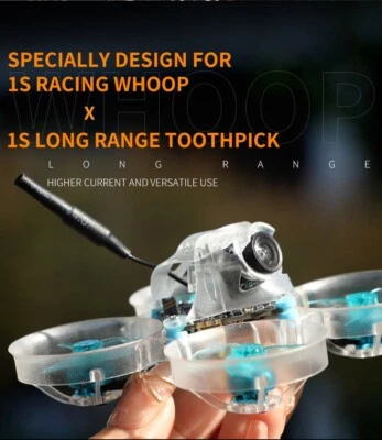 Controlador de vuelo T-Motor F411 13A 1s AIO FPV para Whoops 65 mm - 85 mm, palillo de dientes Foto 1 de 4