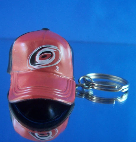 CAROLINA HURRICANES HOCKEY MINI TEAM CAP HAT KEYCHAIN 2" LONG NHL LICENSED Cover