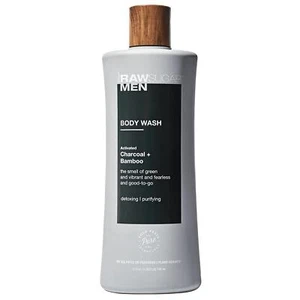 Raw Sugar Men's Body Wash, Activated Charcoal and Bamboo, 25 fl oz - Picture 1 of 7
