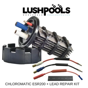 CHLOROMATIC / AQUACHLOR ESR200 C260 MC20C Chlorinator Cell + Half Lead Kit - Picture 1 of 6