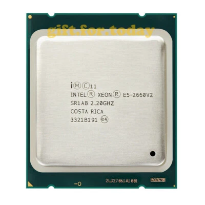 Intel Xeon E5-2660 V2 SR1AB 25MB Cache 2.2GHz 10-Core Server CPU LGA-2011 95W - Image 1 of 4