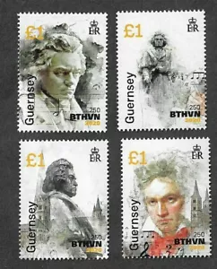 Guernsey-Beethoven - Compositores de música montado sin montar o nunca montado - Imagen 1 de 1