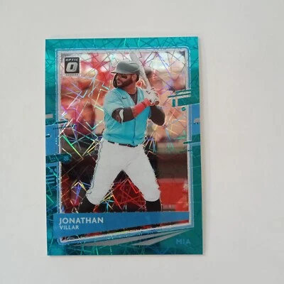 2020 Panini Donruss Optic Teal Velocity Prizm #144 Jonathan Villar /35 - Image 1 of 2
